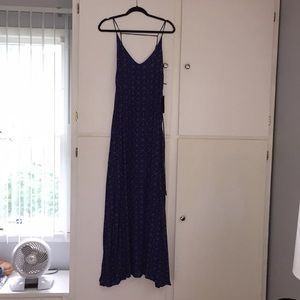 Lulus Navy Blue Maxi Dress Size L